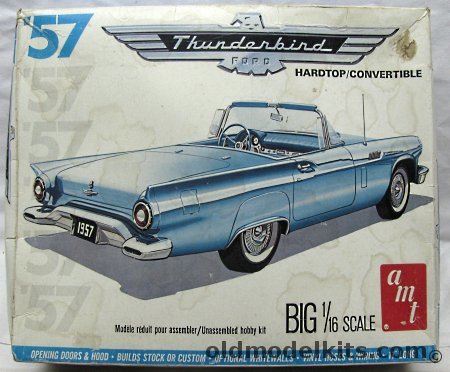 AMT 1/16 1957 Ford Thunderbird - Stock or Custom, 4801 plastic model kit